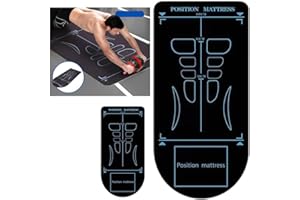 SHANGYU Exercise Equipment Mat for Ab Roller Wheel, Non Slip Abdominal Knee Mat, Long Super Thick Sound Insulation Protect The Joints, for Pilates, Skipping, Abdominal Yoga Floor Workouts (Black)
