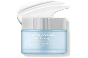 KURUI Anti Wrinkle Neck Firming Cream: Face Moisturiser Retinol Cream - Smoothes Wrinkles Skin Tighten, 3-in-1 Revitalift Night Cream, Suitable for Neck, Chest and Face