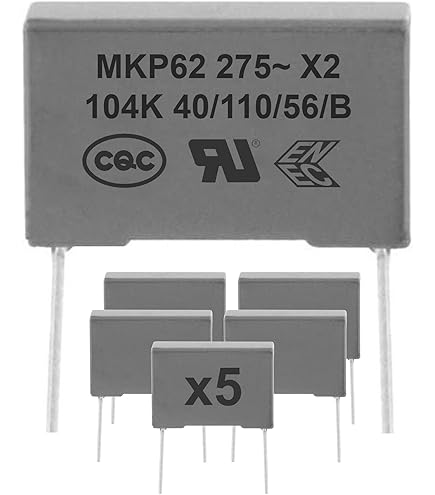 10 Pz X2 Condensatore Di Sicurezza 22.5mm 275VAC 275V 0.22UF 0.33UF 0.47UF 0.56UF 0.68UF 0.82UF 1UF 1.2UF 1.5UF 2.2UF Pellicola Di Polipropilene - Foto 6