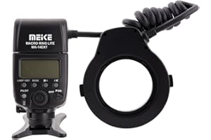 KHALIA-FOTO MK-14EXT Makro i-TTL lampa błyskowa pierścieniowa pasuje do Nikon ze światłem pomocniczym LED
