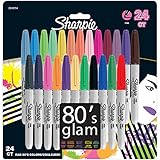  Sharpie Electro Pop Permanent Marker fein 24-Count 80s Glam