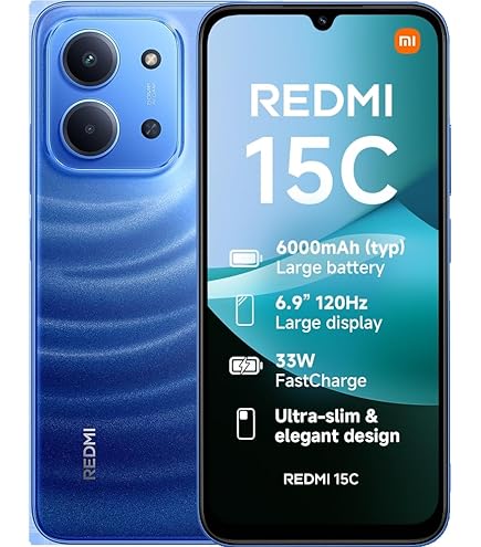 Xiaomi Redmi 15C 256GB + 8GB RAM, Pantalla 6.9″ 120Hz, Cámara 50MP, Helio G81 Ultra, Android 15, Batería 6000mAh - TECHNOLOGY STORE - Notebooks Neuquén