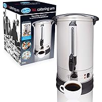 Quest 35520 Catering Hot Water Tea Urn Instant Water Heater, Boiler and Dispenser, 16 Litres, 2500W, 56cm x 35cm x 35…