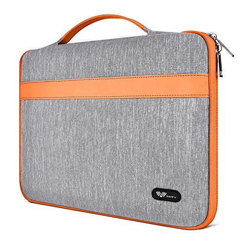 SAVFY Laptophülle 15.6 Zoll Laptop tasche Laptop Sleeve Laptop Tasche Laptop Case Cover mit einer Bildschirmdiagonale von 14-15.6 Zoll, orange