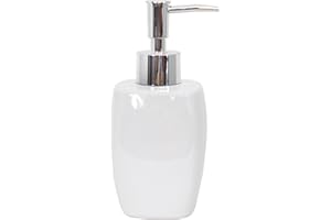 MSV Akcesoria łazienkowe ceramiczne białe 3-częściowy - dozownik mydła, mydelniczka, kubek do mycia zębów