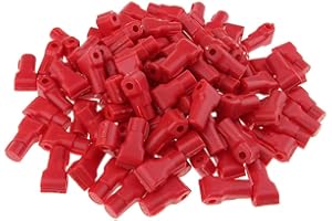 kesoto 100x Cadenas de Verrouillage de Corde de Mouillage de Sécurité Serrures Anti-vol pour Magasin Rouge - 6mm