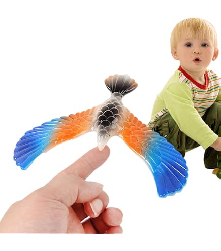 Ifundom Balance Vögel Spielzeug – 10 Stück, Aus Kunststoff, Lehrt Schwerkraft & Balance, Für Kinder