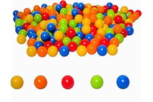 koenig-tom Bällebad24-100 Bällebad Bälle 6cm Ø, für Kinder Bällebad Babybälle Plastikbälle ohne gefähliche Weichmacher