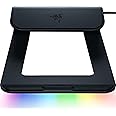 Razer Laptop Stand Chroma V2 - Ergonomic laptop stand including 3x USB hub (2x USB-A, 1x USB-C, 1x HDMI, 18 degree tilt angle, aluminium and ergonomic design) Black