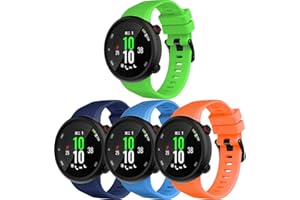 Chainfo Correa de Reloj Recambios Correa Relojes Caucho compatible con Garmin Forerunner 45 / Swim 2 - Silicona Correa Reloj con Hebilla