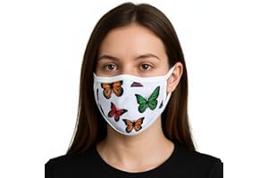 Komonee Adults Face Mask Washable Reusable Trendy Dustproof Cloth Mouth Cover Covering For Boys Girls Outdoors Indoors Childrens School Protection