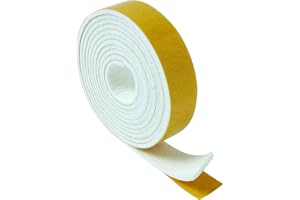 Brinox B62730B filtglidare, vit, 19 mm x 2 m