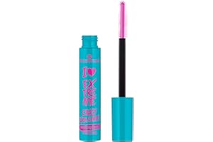 essence I LOVE EXTREME CRAZY VOLUME wodoodporny tusz do rzęs, czarny, zwiększający objętość, natychmiastowy efekt, intensywny, wegański, wodoodporny, bez cząstek mikroplastiku, bez nanocząsteczek, 1