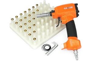 KIMSING Kamsin 1170 Pneumatic Decorative Nailer with a Loading Board and Default Sleeve, Replaceable Sleeves for Upholstery Pins Tacks in Different Sizes, Deco Nailer, Air Finish Nailer Gun for Furniture