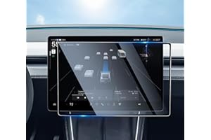 SHAOHAO Compatible with Model Y Juniper Performace 2025 2026 16 Inch Car Navigation Screen Protector GPS Protective Film Scratch-Resistant 9H Tempered Glass Tesla Model Y Juniper Accessories