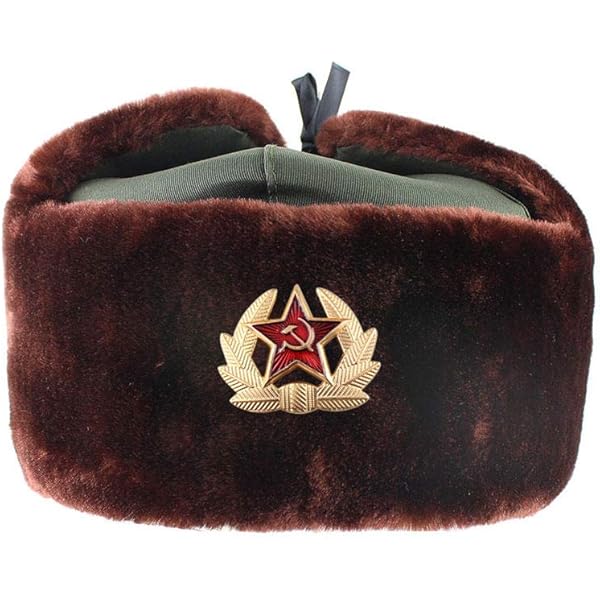 ARMÉE RUSSE PILOTKA Casquette Soviétique Soldat Star Style Militaire