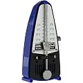 Wittner Métronome Taktell Piccolo Série 830 - Boîtier en plastique - Sans cloche - Bleu - Mécanique à remonter - Pas de piles nécessaires - Fabriqué en Allemagne