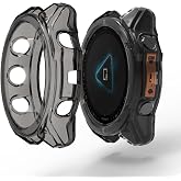 CaseOnn Garmin Fenix 8-51 mm, AMOLED Kılıf Darbeye Dayanıklı Kasa Koruyucu Esnek Silikon F&uuml;me