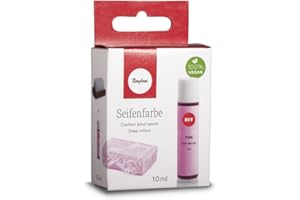 ‎RAYHER Rayher 34246264 Seifenfarbe, Sb-Box 10ml, Farbe auf Wasserbasis, Pink, 10.3 x 6 x 2.7 cm