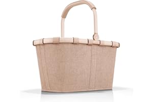 ‎REISENTHEL reisenthel carrybag twist coffee– Stabiler Einkaufskorb mit viel Stauraum und praktischer Innentasche – Elegantes und wasserabweisendes Design