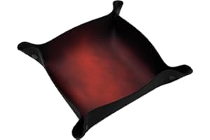 PLAYMATS Tacka na kości - Dice Tray do gier planszowych i RPG kompatybilny z Warhammer, Song Of Ice And Fire, Age Of Sigmar - Czerwony Dym