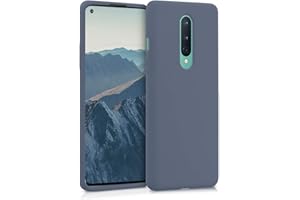 kwmobile Carcasa Compatible con OnePlus 8 (2020) Funda - Case TPU y Silicona antigolpes - Apto Carga inalámbrica - Lila Opaco