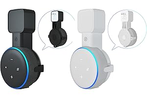 Heardear Peak E1 - Soporte de pared para soporte de 3ª generación, gestión de cables integrada, mejor gestión de bobinado, mini estuche en cocinas, baño, dormitorio (2P, híbrido)