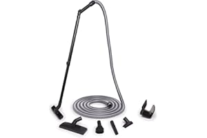 VACUPLANET Set Tubo Flessibile e Kit Accessori per Aspirapolvere Centralizzato (9 metri)