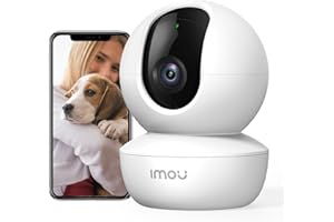 Imou Cámara de Vigilancia WiFi Interior para Mascotas, AI Detección Humana, 1080P Cámara IP WiFi Interior con Sirena,Audio Bidireccional,Visión Nocturna, Modo Privacidad, Funciona con Alexa para Bebe