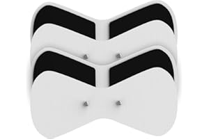 Comfytemp Wireless TENS Machine Pads, 4 Pack TENS Unit Replacement Pads, 5.1x 2.4inch Reusable Self Adhesive Electrodes with Premium Quality, Non-Irritating Design for Muscle Stimulator Electrotherapy