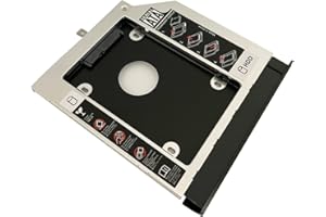 NIGUDEYANG Cadre adaptateur pour 2e disque dur HDD SSD pour Lenovo G50-30 G50-45 G50-70 G50-75 G50-80 G70-80 G40-30 G40-45 G40-70 G40-75 G40-80 G70-70 Avec lunette avant Panneau et support en métal