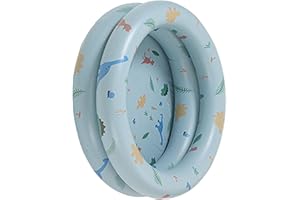 SRLIYA Aufblasbarer Pool Baby Retro Blow Up Swimming Pool Familie Niedlicher Stil Verdickter Wasserpool (Farbe Dinosaurier)