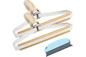 AHYBZN Fusselroller, Fusselentferner, Fuzz 3 Stück klebriges Zeug, Tierhaare Fusselmax Fusselbürste Katzenhaarentferner Hundehaare entfernen Fabric Shaver für Teppich Kleidung Tierhaar