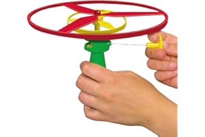 GÜNTHER FLUGSPIELE 1682 - Propeller Spielzeug Twirly, ca. Ø 19 cm, Fliegender Rotoren in 3 Farben, für Kinder ab 4 Jahren, inkl. Startergriff
