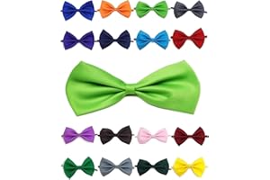 Doggie Style Store Bow Tie Dog Puppy Cat Kitten Pet Tuxedo Wedding Dicky Bowtie Shirt Birthday Dinner Party Tux Fancy Dress Groom Ring Bearer Neck Collar Lime Green