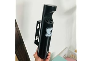 courti Cendrier Mural en Acier Inoxydable Colonne De Suie De Cigarette Extérieure Cendrier Antirouille Conteneur pour La Maison, L'extérieur, Le Bar, Le Bureau