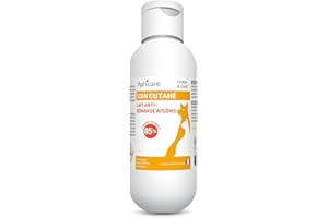 APHICARE - Lait Anti-démangeaisons - Chien et Chat - Apaisant - Irritation - Prurit - 85 % d’Origine Naturelle - 125 ML - Fabrication française