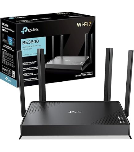 TP-Link Archer GE800 WiFi 7 Tri-Band Router, 10G Ports, Exclusive