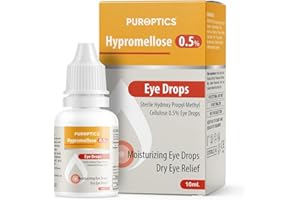 Puroptics Hypromellose 0.5% Eye Drops for Dry Eyes - Itchy Eye Drops Treatment to Refresh and Relieve Tired & Dry Eyes | Lubricating Eye Drops for Irritated Itchy Dry Eyes