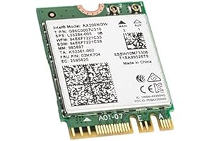 Intel OSGEAR-Nuevo Banda Dual Wireless-AX200NGW WLA/Wi-Fi 6 AX200 2230 2x2 AX+ Bluetooth 5.0, M.2/A-E-Key (AX200.NGWG) Wi-Fi 6 AX200 con vPro, 2.4GHz/5GHz WiFi, Bluetooth 5.0, M.2/A-E-Key 80. 2.11ax