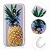 Produktbild Galaxy J3 2017 Hülle, MOMDAD Transparent Malerei Handyhülle für Samsung Galaxy J3 2017 J330 Schutzhülle Dünnen Crystal TPU Silikon Pattern Muster Soft Rückseite Case Cover Handy Protektiv Tasche Schale Bumper - Pineapple Ananas
