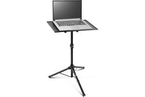Pyle Laptopstativ, projektorstativ och hållare, projektor-stativ och vinkeljusterbart trebensstativ, bärbart laptopstativ, fö