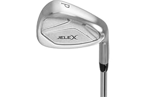 JELEX Fer de golf pour droitier en acier inoxydable pour débutants et professionnels, pour le terrain de golf ou pour l'entraînement sur le tapis de frappe, fers 3, 4, 5, 6, 7 et SW, PW