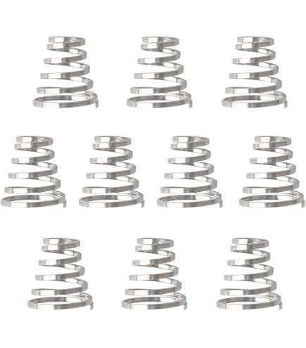 10PCS Ressorts de Roue de Vélo, Ressort de Moyeu de Brochette de Roue Ressort à Dégagement Rapide de Vélo en Acier Inoxydable pour Vélo de Route de Montagne