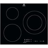 Electrolux Induction Hob, LIT60336, 60 cm, 3 Zones | Infinite 60 cm Extra Flat Beveled Induction Hob with 3 Cooking Zones, On