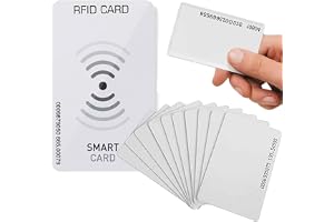 WeKonnect; Pack of 50 RFID Thin Cards, 125kHz Access Card Proximity RFID Smart Card 0.8mm Thin Contactless Thermal Printable for Access Control System & Time Attendance