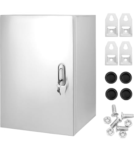 Boîtier électrique étanche NEMA 4X - 60x40x23 Cm - En Fibre De Verre, IP66, Pour Installation Intérieure Ou Extérieure - 3