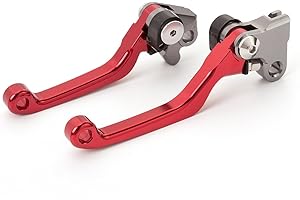 NICEDOLL CNC Dirt Bike Clutch Brake Pivot Levers for CRF125F CRF 125 F 125F 2020 2021 2022 2023 Aluminum Red