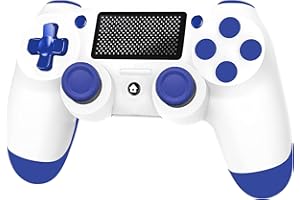 DBBOZ Mando Inalámbrico para PS4, con Vibración, 6 Axis Sensor, Panel Táctil, Audio Jack, Mando para PS4/Slim/Pro/PC