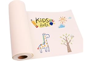 PALUDO Off White Drawing Paper Roll, 22.5 cm x 20m, Thicken 85 g/m Art Paper for Eye Care, Easel, Sketch, Paint, Drawing Board